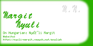 margit nyuli business card